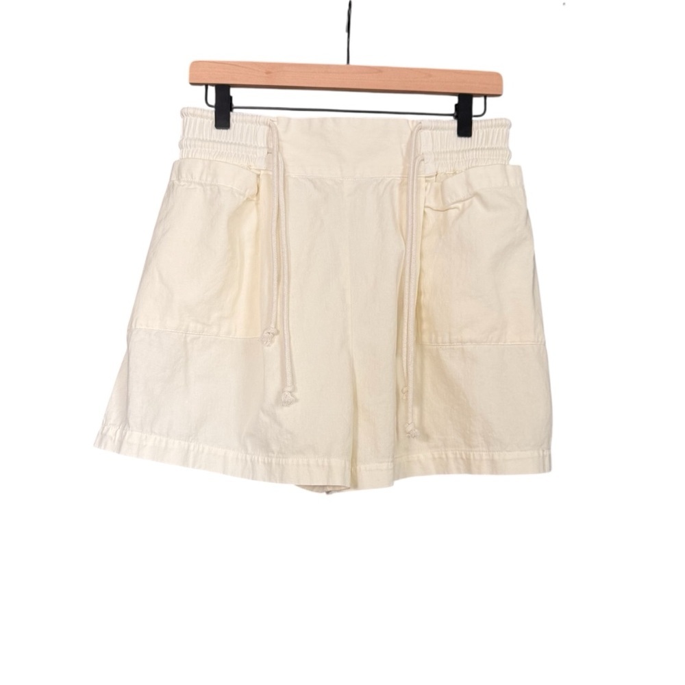 NWOT Free People Cream Drawstring Shorts - Picture 4 of 6